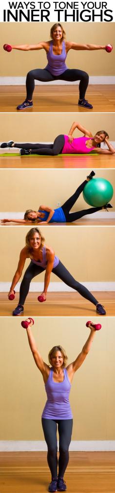 So many ways to tone your inner thighs!