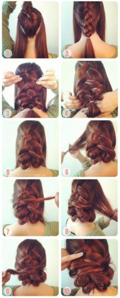 BRAIDED HIAIRSTYLE IDEAS Ideas Hairstyle Hair Braided Hair