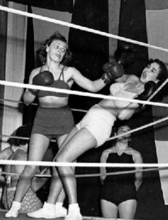 Women’s boxing, 1949...it's been around a lot longer than Katie Taylor!