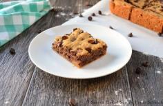 Brown Butter Blondies are like a brownie in texture but taste like a chocolate chip cookie.