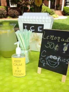 Lemonade Stand {Made by a Princess Parties in Style}
