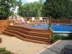 Above Ground Pool Deck Ideas - Bing Images