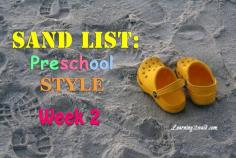 Sand List: Week 2 - Learning to Walk