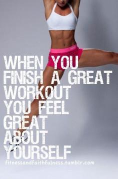 I have to remind myself of this when I'm not in the mood to exercise!