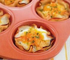 The Biggest Loser’s Baked Eggs in Turkey Cups