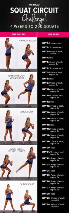 30 day Squat Challenge