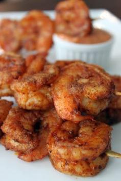 Louisiana Cajun Shrimp with Chipotle Mayonnaise