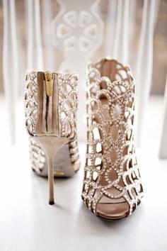 Best of 2013 - Best Bridal Shoes by Sergio Rossi (Looks a lot like my wedding shoes)
