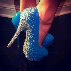 Sparkle. If these were green they would be perfect for my prom dress!