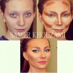 The Art of Contouring & the power of makeup! lol