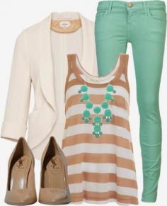 Casual Outfits With Mint Jeans – Fabulous Fashion Style