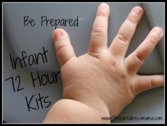 Infant 72 Hour Kit - 72 Hour Kits -Emergency Preparedness - Preparedness Mama