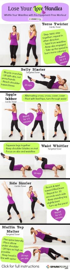 lose those love-handles workout