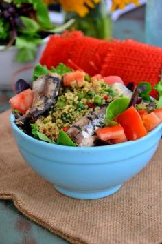 Springtime Sardine Salad #glutenfree