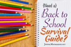 A great tool to transition from the carefree summer into a rigorous school schedule...