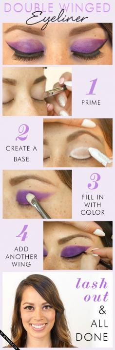 How to do Double Winged Eyeliner