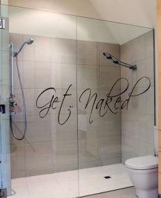 Nudity-Encouraging Bathroom Decor  want this for my master bathroom!