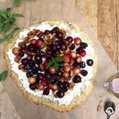 fresh cherry tart