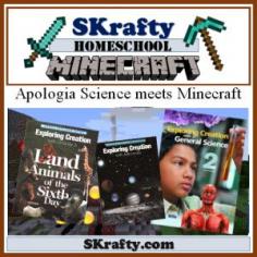 Doing Apologia Science in the fall?  Why not add some Minecraft??