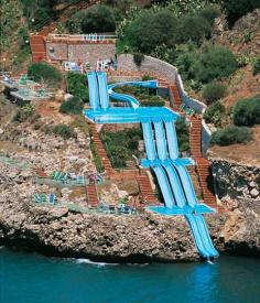 water slide hotel in sicily, italy