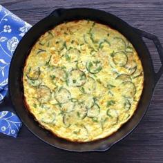 Summer Zucchini & Corn Frittata Recipe