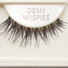 Ardell demi wispies. best false lashes ever. applied correctly and people will be complimenting you all day on your beautiful, full, long lashes