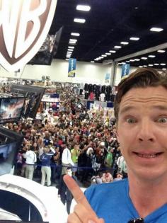 Benedict at Comic Con.