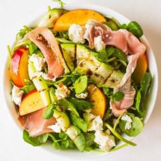 Prosciutto, feta & nectarine salad Recipe