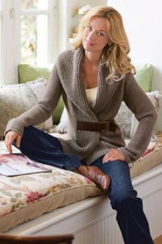 Country Weekend Sweater - Misses Size Sweaters Cardigans, Misses Clothing | Soft Surroundings