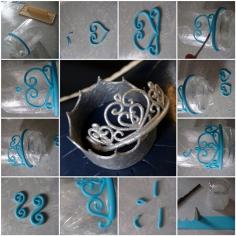 Sugar tiara/crown cake topper - step by step