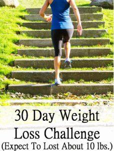 30 Day weight loss challenge (Expect to lose about 10 pounds)