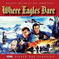 A poster for 1968's " WHERE EAGLES DARE " one of my All Time Favorite War Films. Easily the best Soundtrack, Ron Goodwin's Score KICKS ASS !