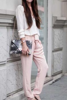 Blush & rose gold outfit