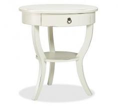 Carrie Pedestal Bedside Table #potterybarn