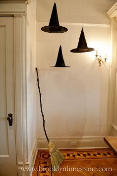 Floating witches hats (hahaha...gotta do this next year!)