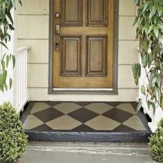 Painted Concrete - front porch