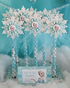 12 ELSA Party Favor Candy Wands- Read listing for other options/pricing! on Etsy, $36.00