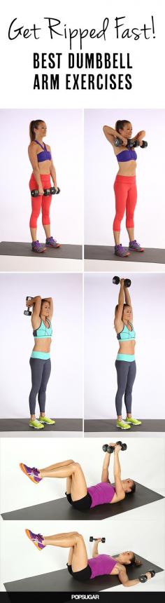 Grab some weights and work your arms, shoulders, and upper back!