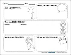 Scientific Method Printable Worksheet for Kids