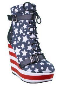 Star Platform Wedge Iron Fist #shoes