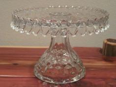 American Fostoria  Cake Pedestal Vintage Cake by PhotosPast, $135.00