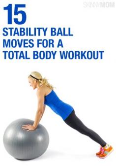 Get those tight abs with these stability ball exercises!