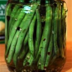 Crisp Pickled Green Beans Allrecipes.com