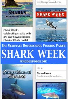 Sharks! The Ultimate Homeschool Pinning Party