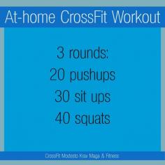 At-home full body CrossFit workout, zero equipment required.