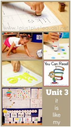 You Can Read Sight Words Unit 3 from @{1plus1plus1} Carisa #kindergarten