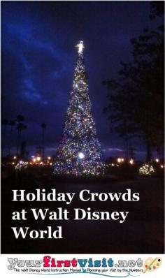 Holiday 2014-2015 Crowds at Disney World from yourfirstvisit.net