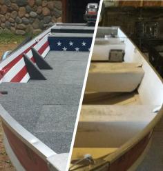 Aluminum Boat Fishing Conversation and Restoration