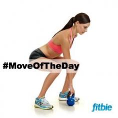 Alternating Kettlebell Clean, works #calves, #core, #glutes, #hamstrings, #quads, and #totalbody | Fitbie.com