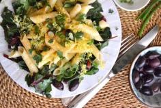 Swiss Chard Lemon Pasta #glutenfree